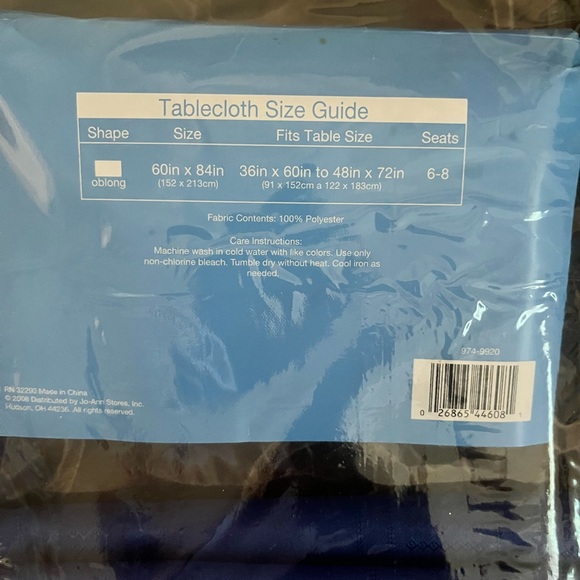 Blue tablecloth - Picture 3 of 3